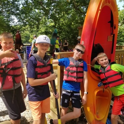 a group of people posing for the camera