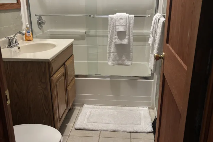 a close up of a sink