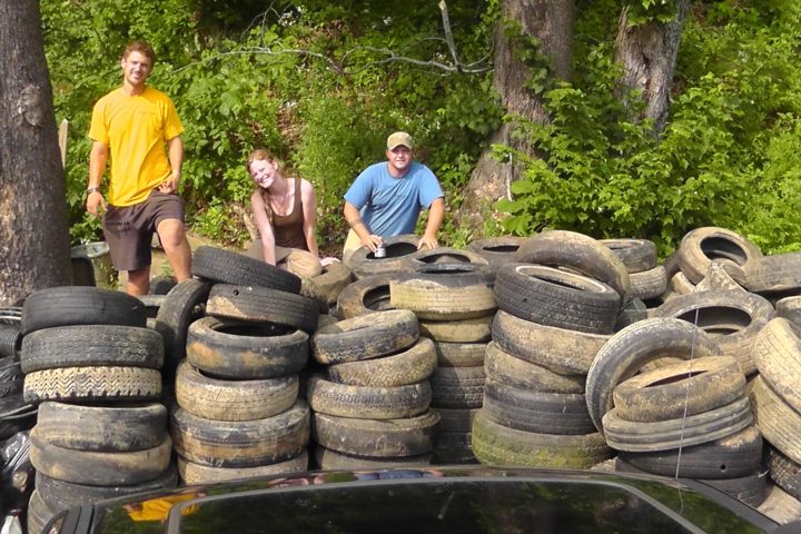 tire pile